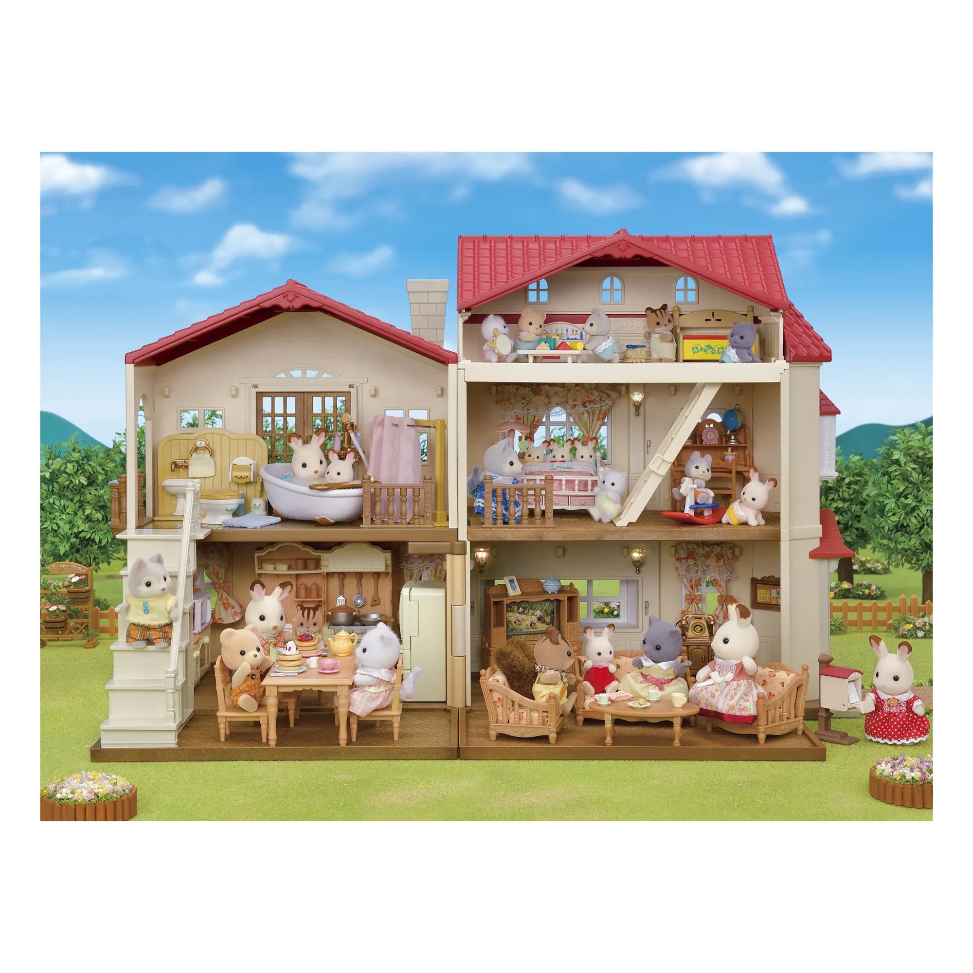 Sylvanian Families - Großes, leuchtendes Haus und Geheimzimmer