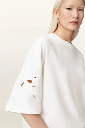AllSaints Kadın Pamuklu Oversize Tişört LOLA