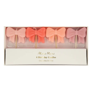 Meri Meri - Birthday Candles Knots - Set of 4 | Pink