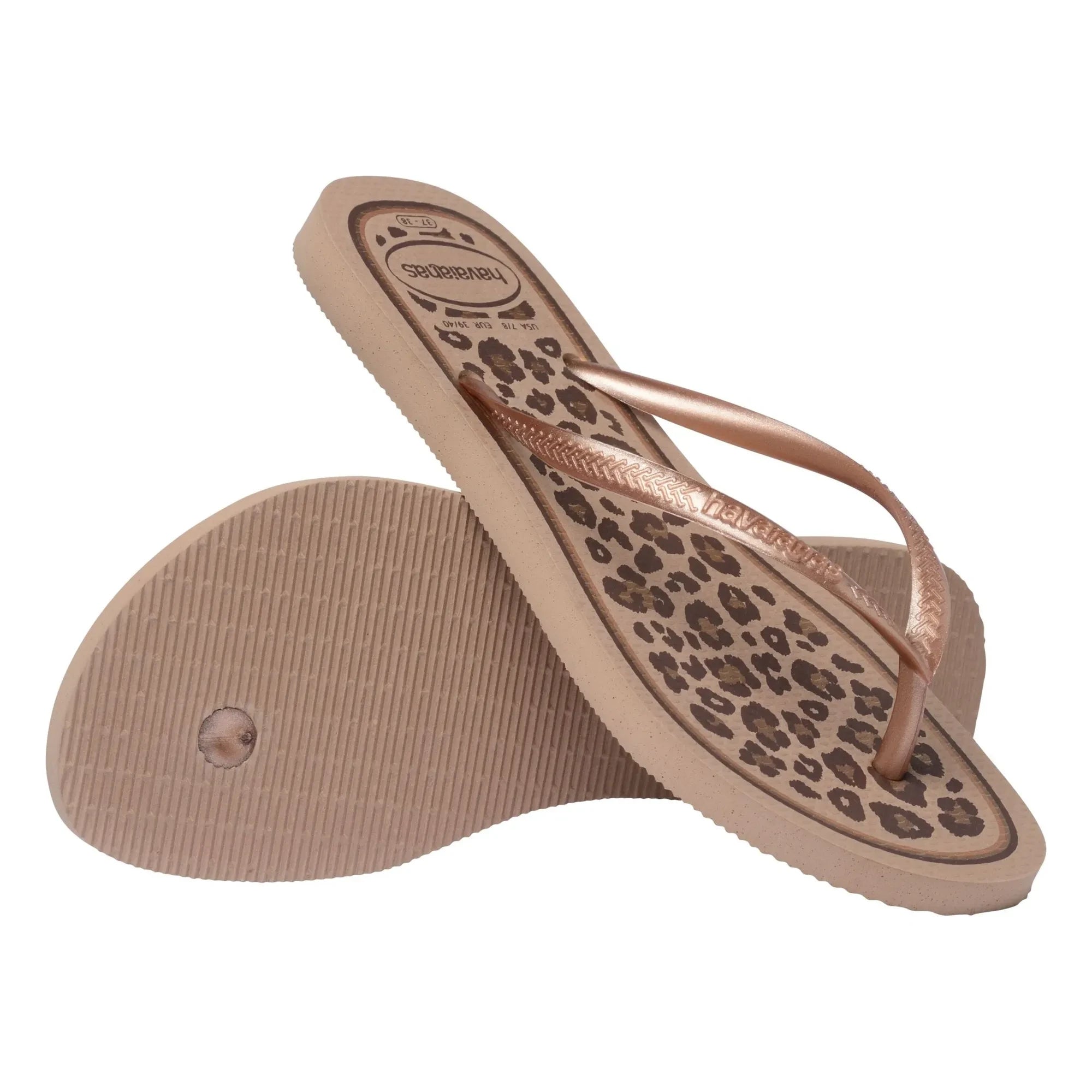 Havaianas - Slim Animals Parmak Arası Terlik | Pembe Altın