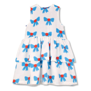 Wynken - Organic Cotton Knotted Dress | Ecru