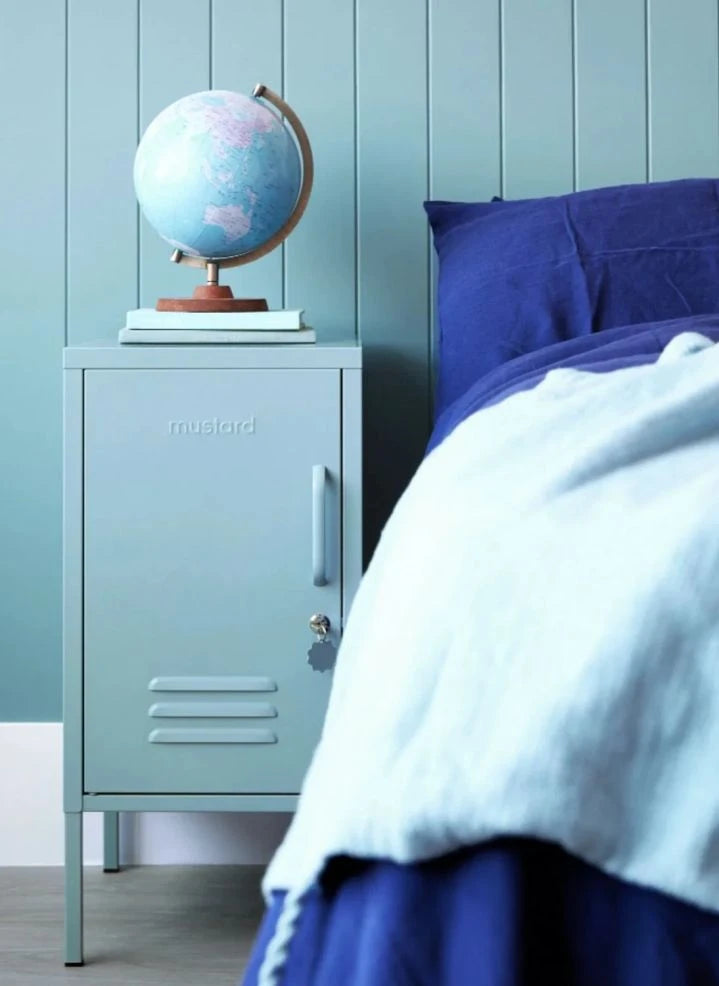 Mustard Made - Short Metal Nightstand | Ocean