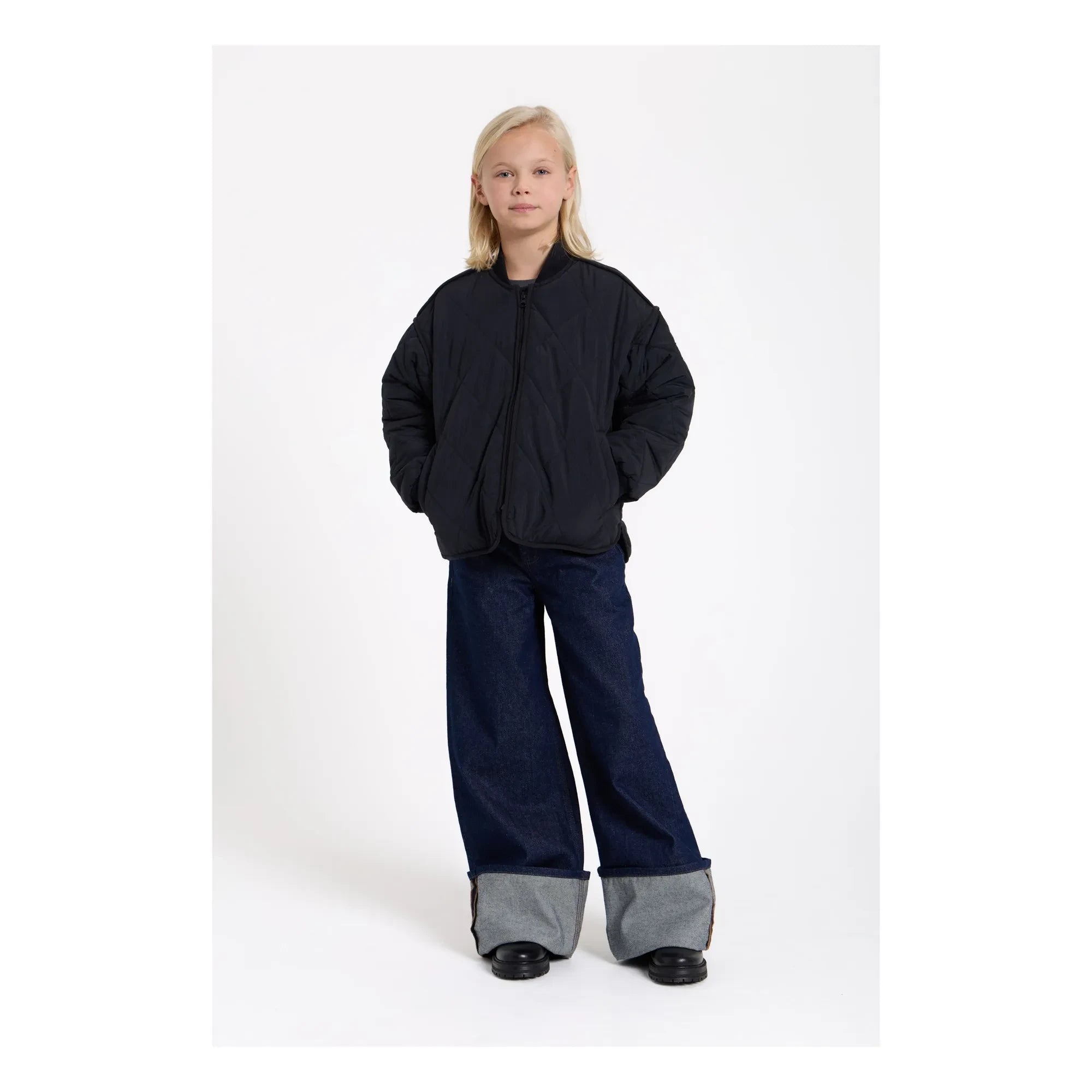 Finger in the nose - Braidy Kapitone Bomber | Siyah