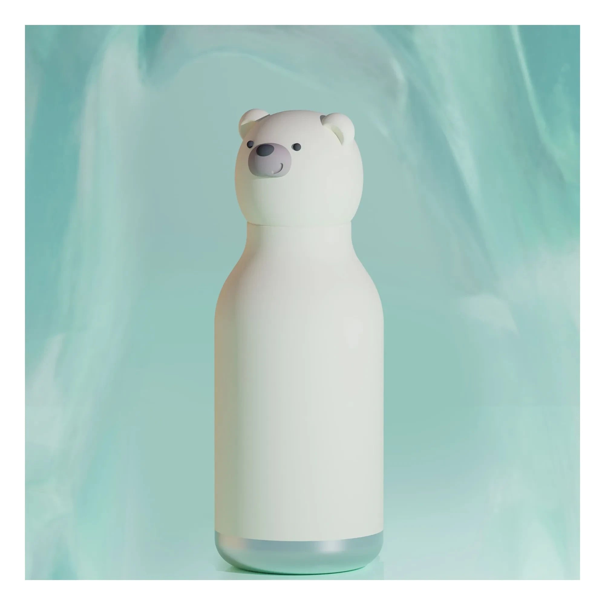 Asobu - White Bear paslanmaz çelik su şişesi