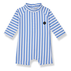 1+ in the family - Migjorn Striped Swimsuit | Light Blue