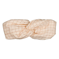 Louis Louise - Francesca Check headband | Pale Pink