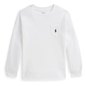Ralph Lauren - Logo Uzun Kollu Tişört | Beyaz