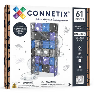Connetix - Glitter Ball Run Galaxy Seti - 61 Parça
