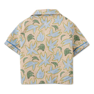 Gingersnaps - Linen Banana Shirt and Shorts Set | Beige
