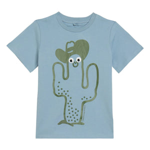 Stella McCartney Kids - Cactus Organik Pamuk Tişört | Mavi