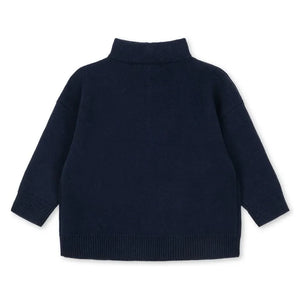Konges Sløjd - Mano Fermuarlı Sweatshirt | Gece mavisi