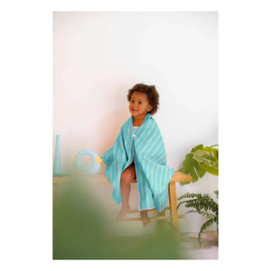 Quut - Echelle et Serpent microfiber beach towel | Blue