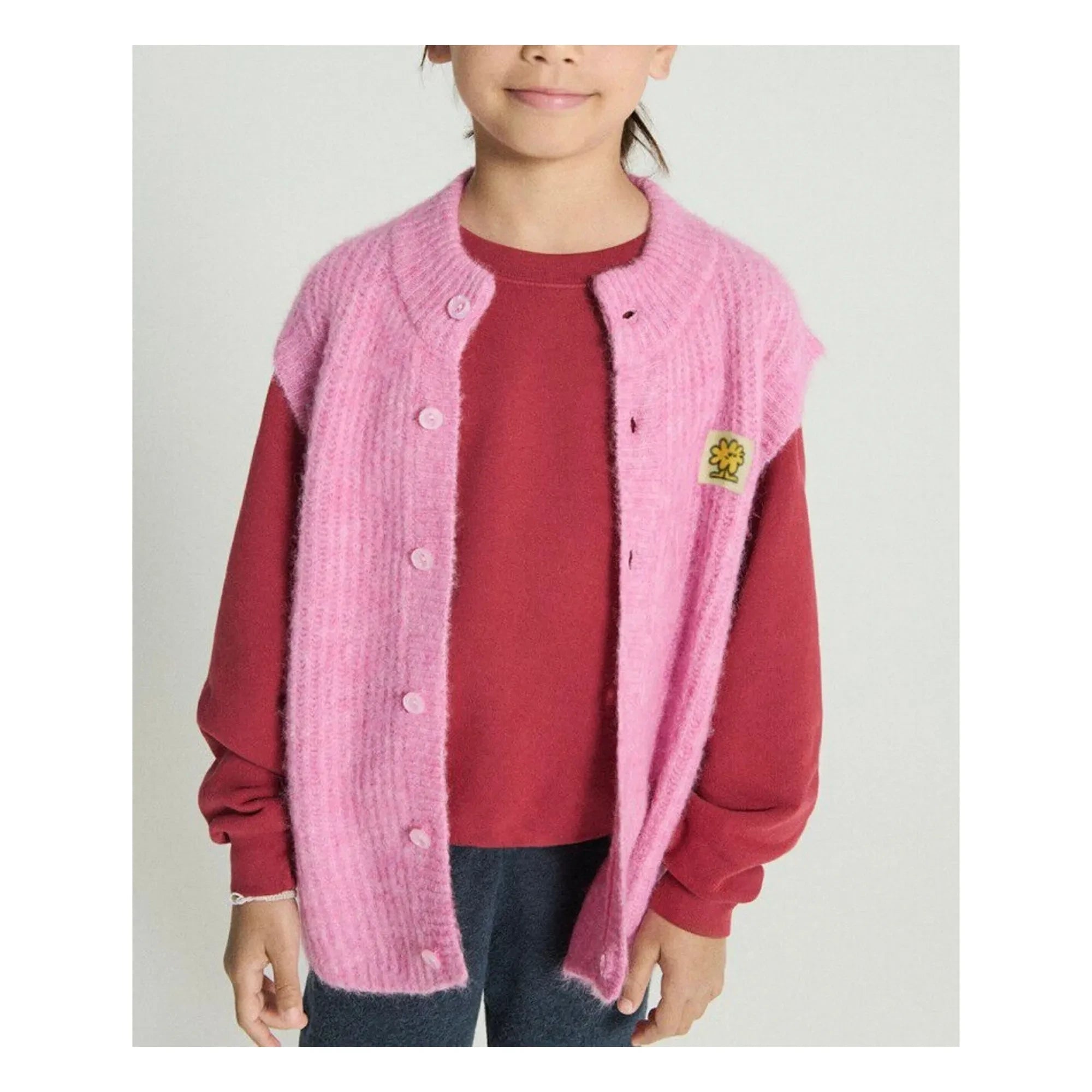 American Vintage - East Alpaka Kolsuz Yelek | Pembe