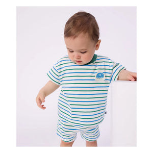 Petit Bateau - Çizgili Tişört | Beyaz