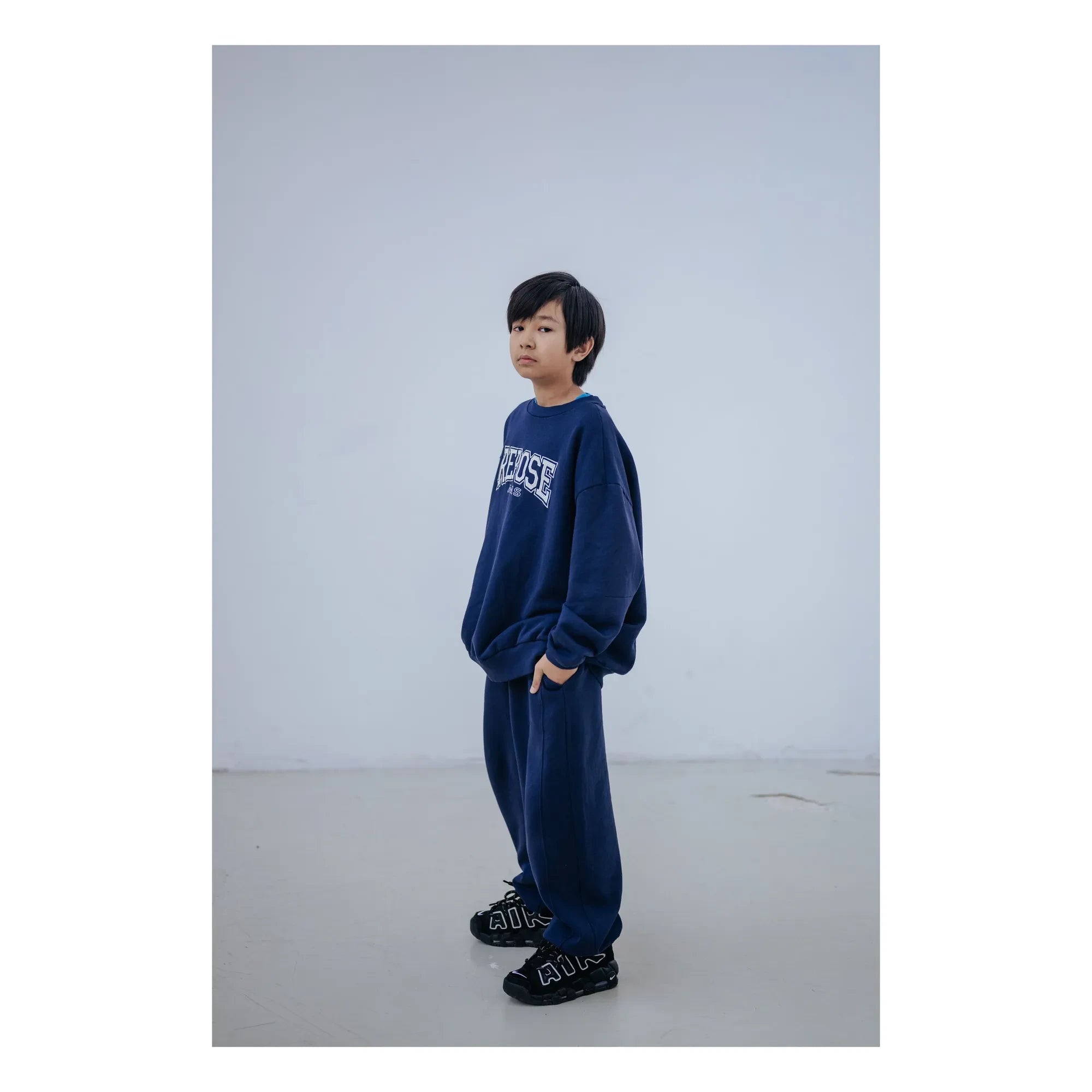 Repose AMS - Cozydrop REPOSE AMS Bio-Baumwoll-Sweatshirt | Marine