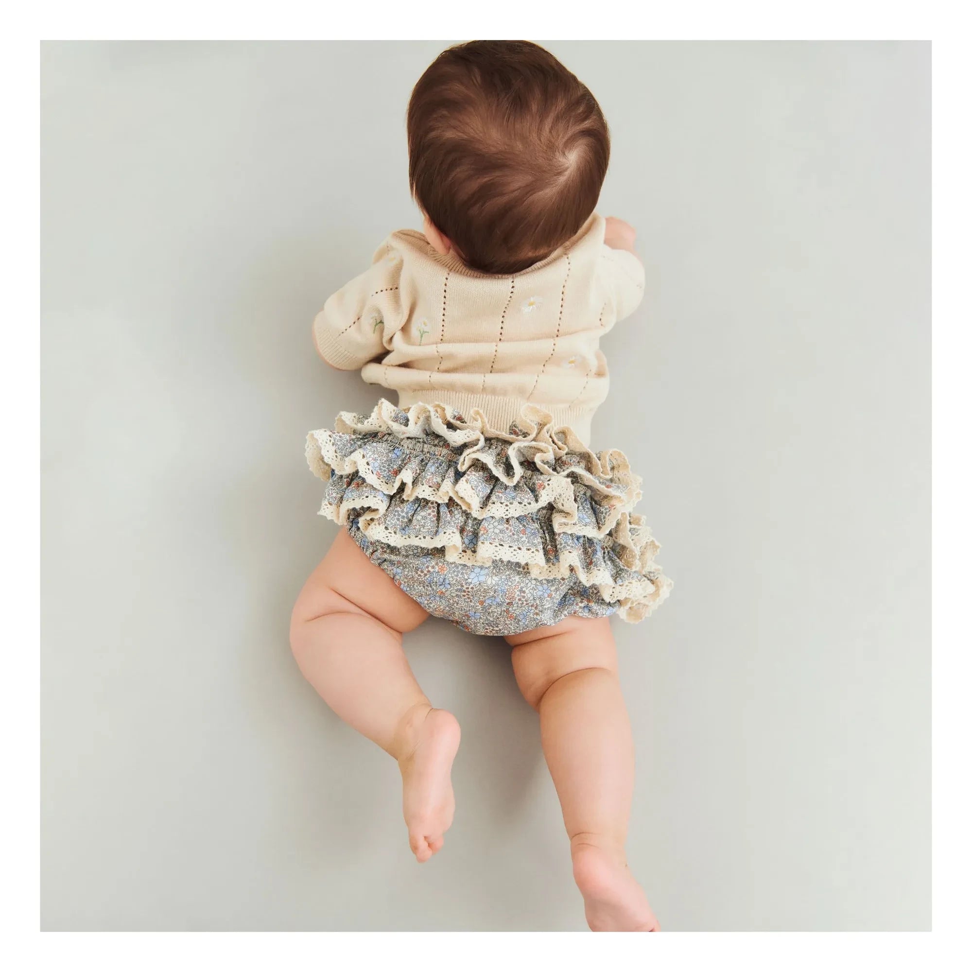 Wheat - Bloomer Saloma Fleuri Organic Cotton | Light blue
