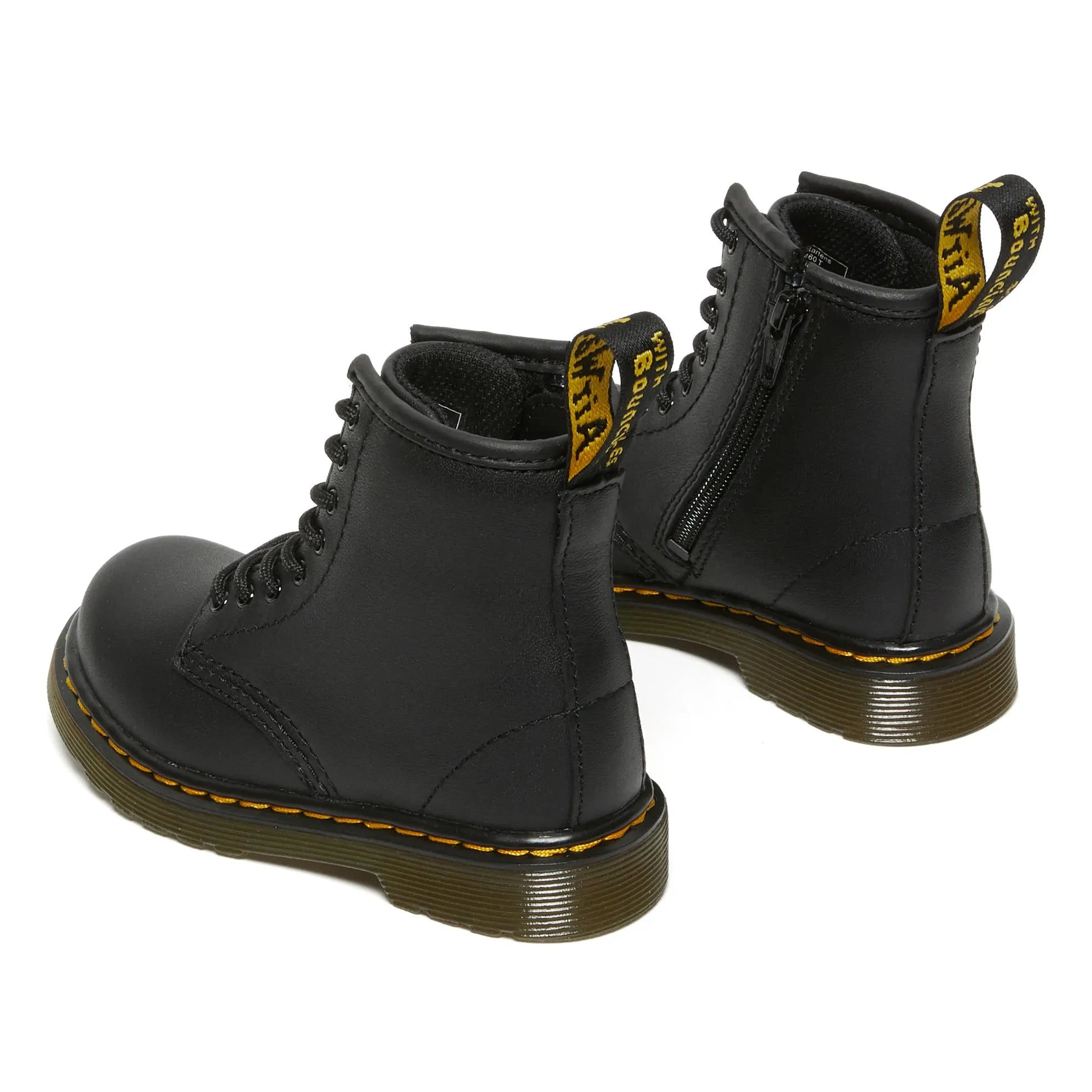 Dr. Martens – 1460 Smooth Glattleder-Schnürstiefel | Schwarz