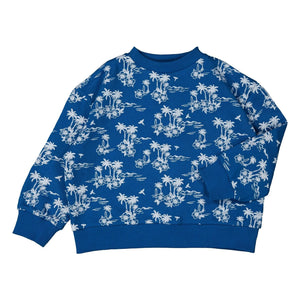 Louis Louise - Mike Hawaii Molton Sweatshirt | Indigo