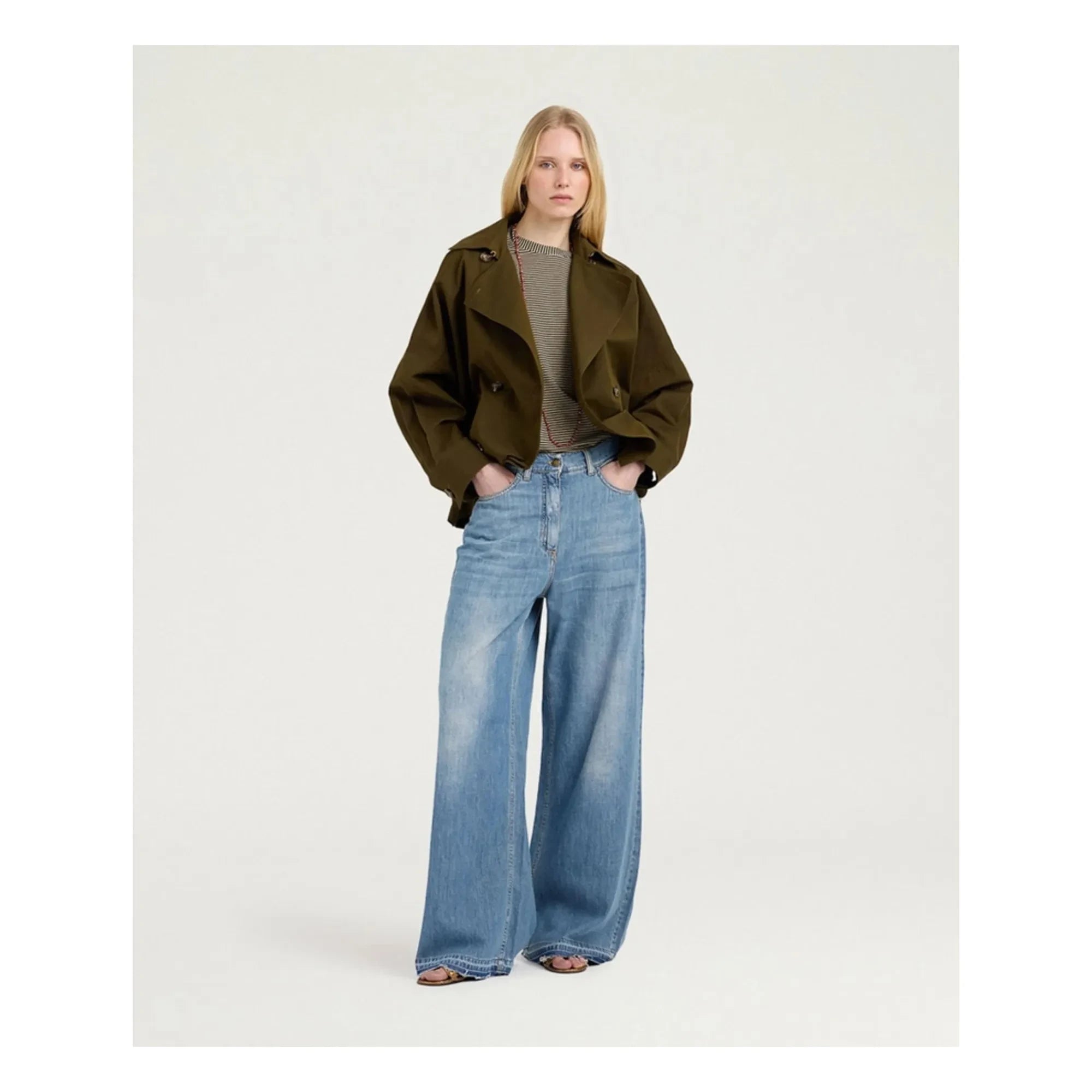 Momoni - Jean Aoki Baumwolle | Blau