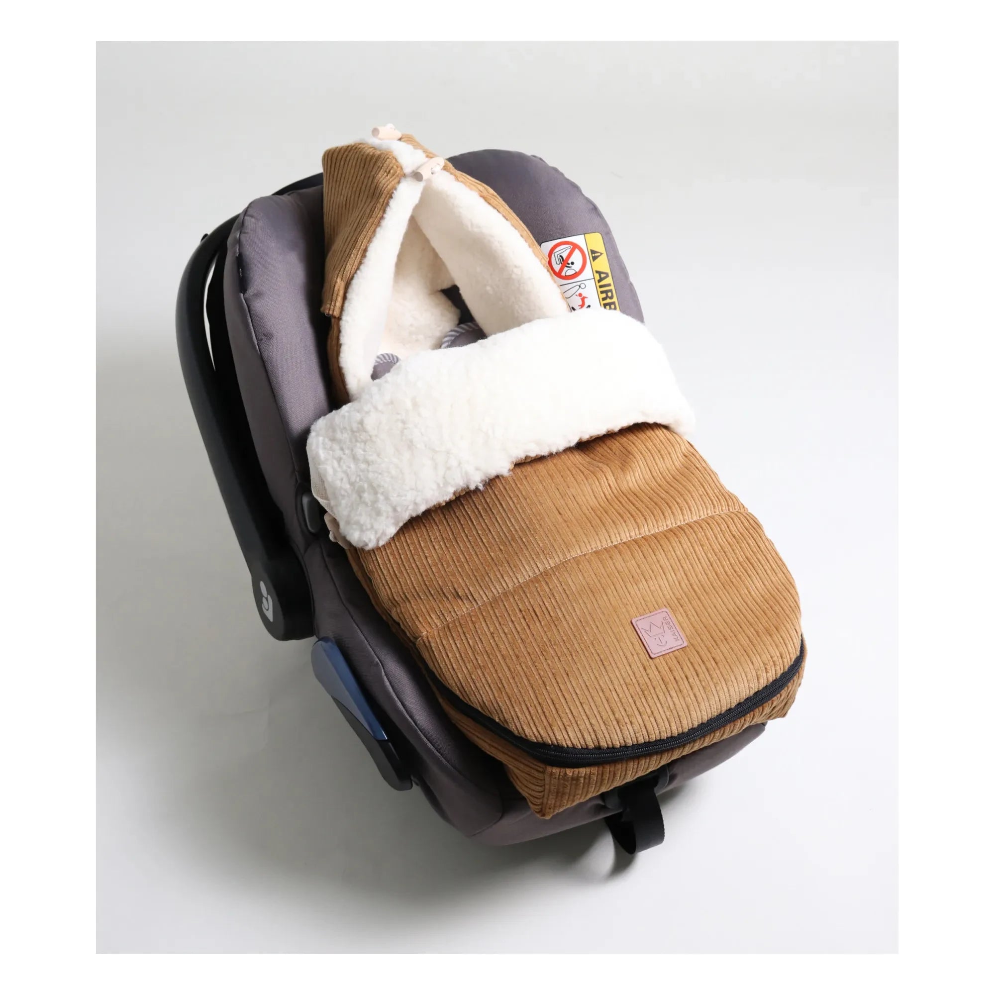 Kaiser - Filia Babynest aus Lammfell | Camel