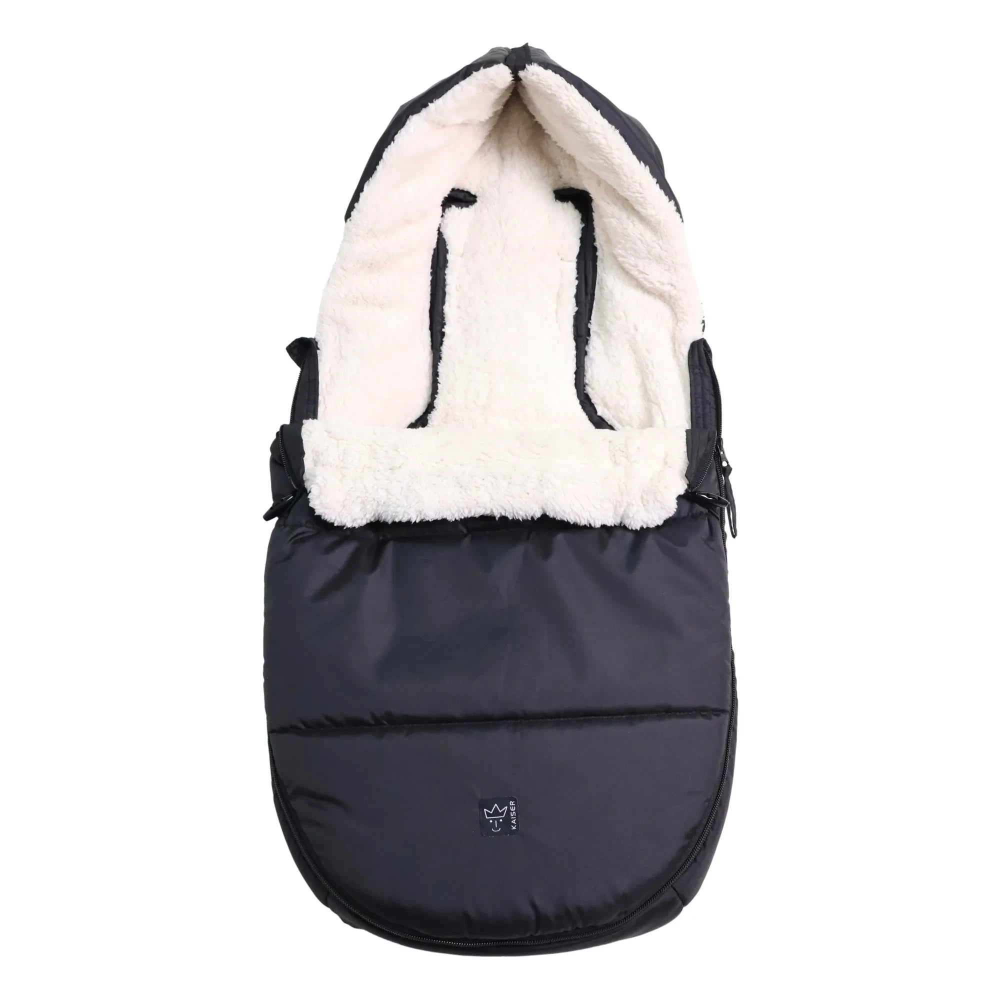 Kaiser - Sherpa Fleece Hoodie 2.0 Universal Footmuff | Black