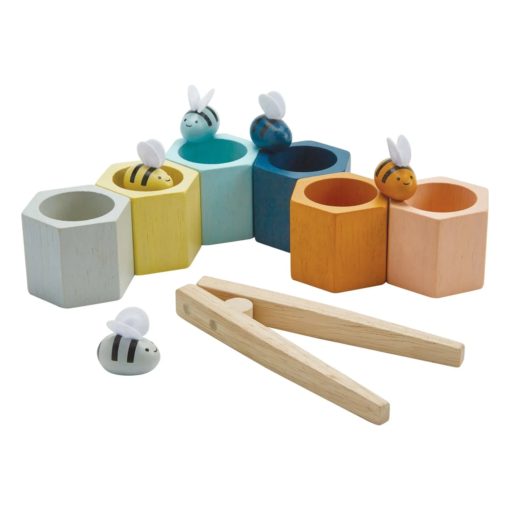 Plan Toys - Honigwaben-Zangenset