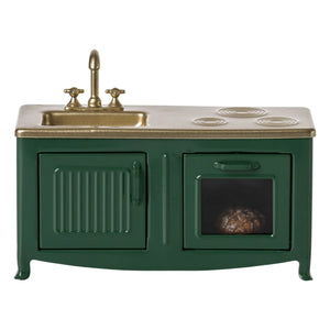 Maileg - Metal kitchen cabinet | Dark green