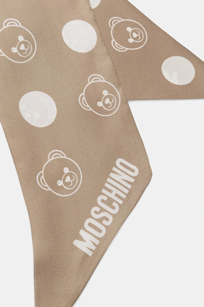 Moschino kadın ipek fular
