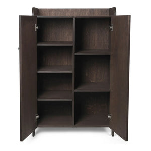 Ferm Living - Feststehender Schrank | Dunkle Eiche
