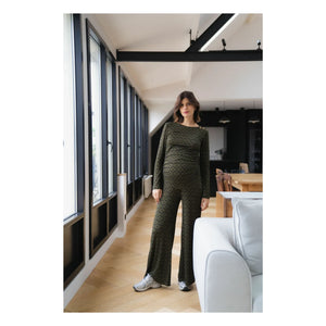 Paloma Collection - Andrea Seventies Hamile Pantolonu | Haki