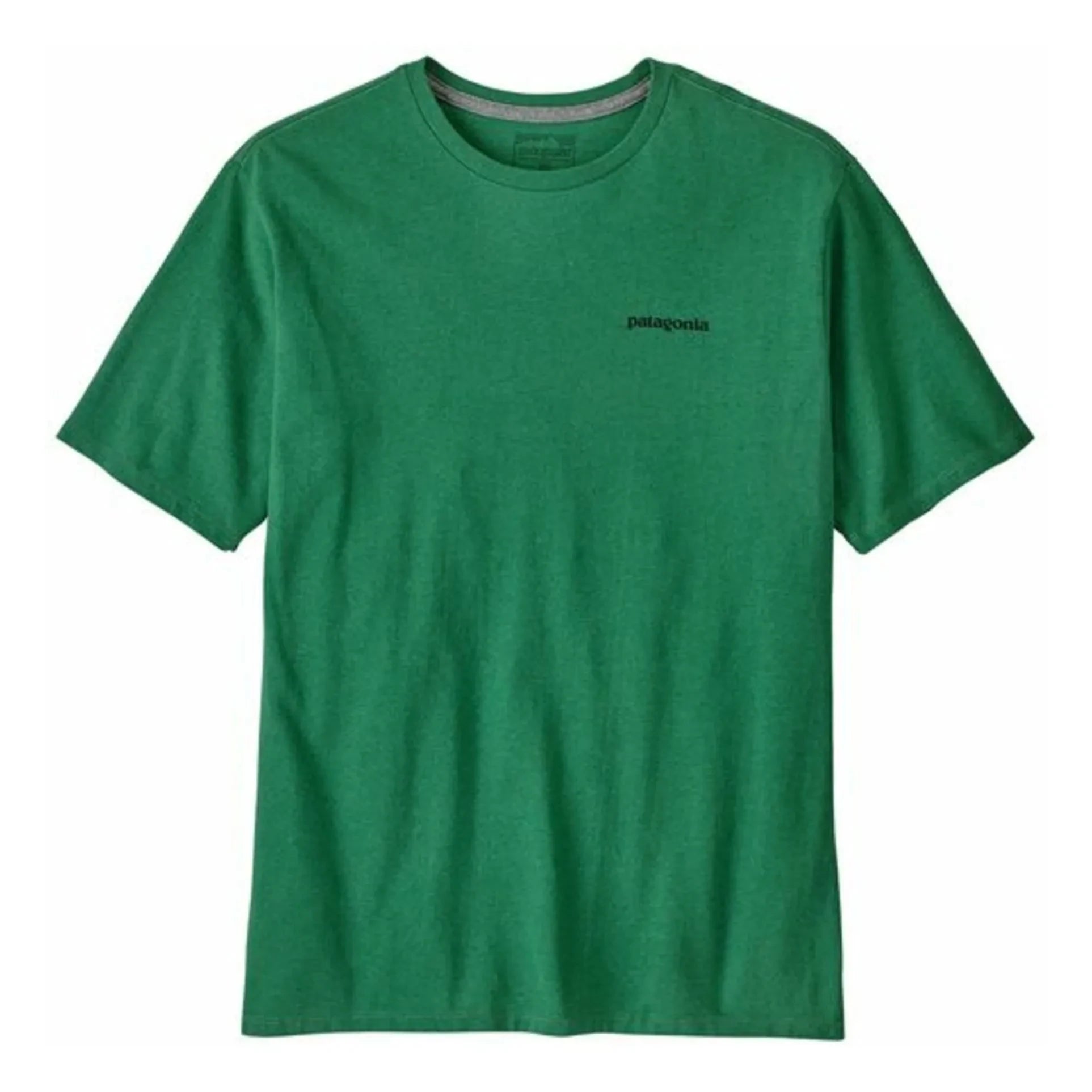 Patagonia - T-shirt P-6 Logo Responsibili Geri dönüştürülmüş lifler | Krom yeşili