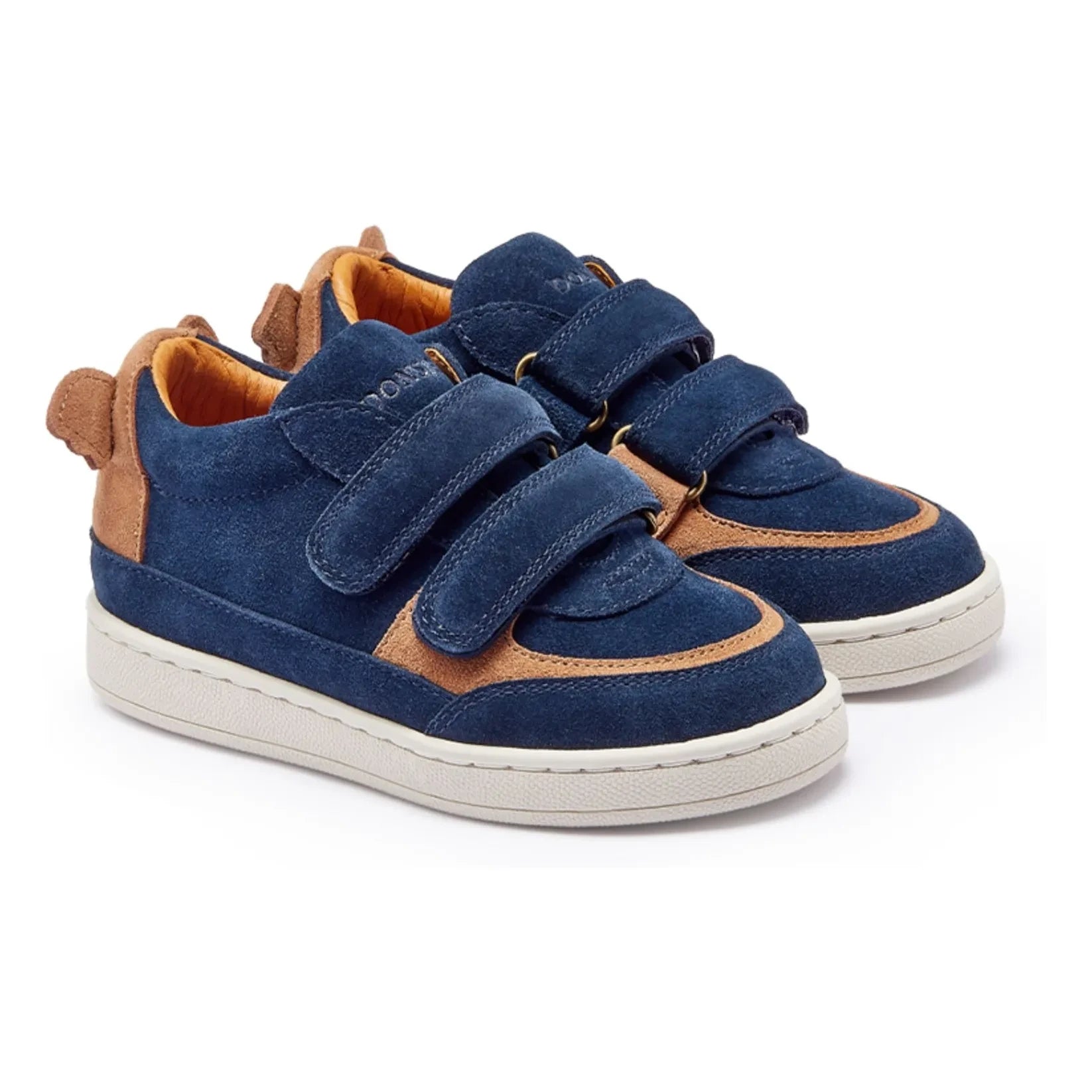 Donsje - Rinou Koala Wildleder-Sneakers mit Zacken | Nachtblau