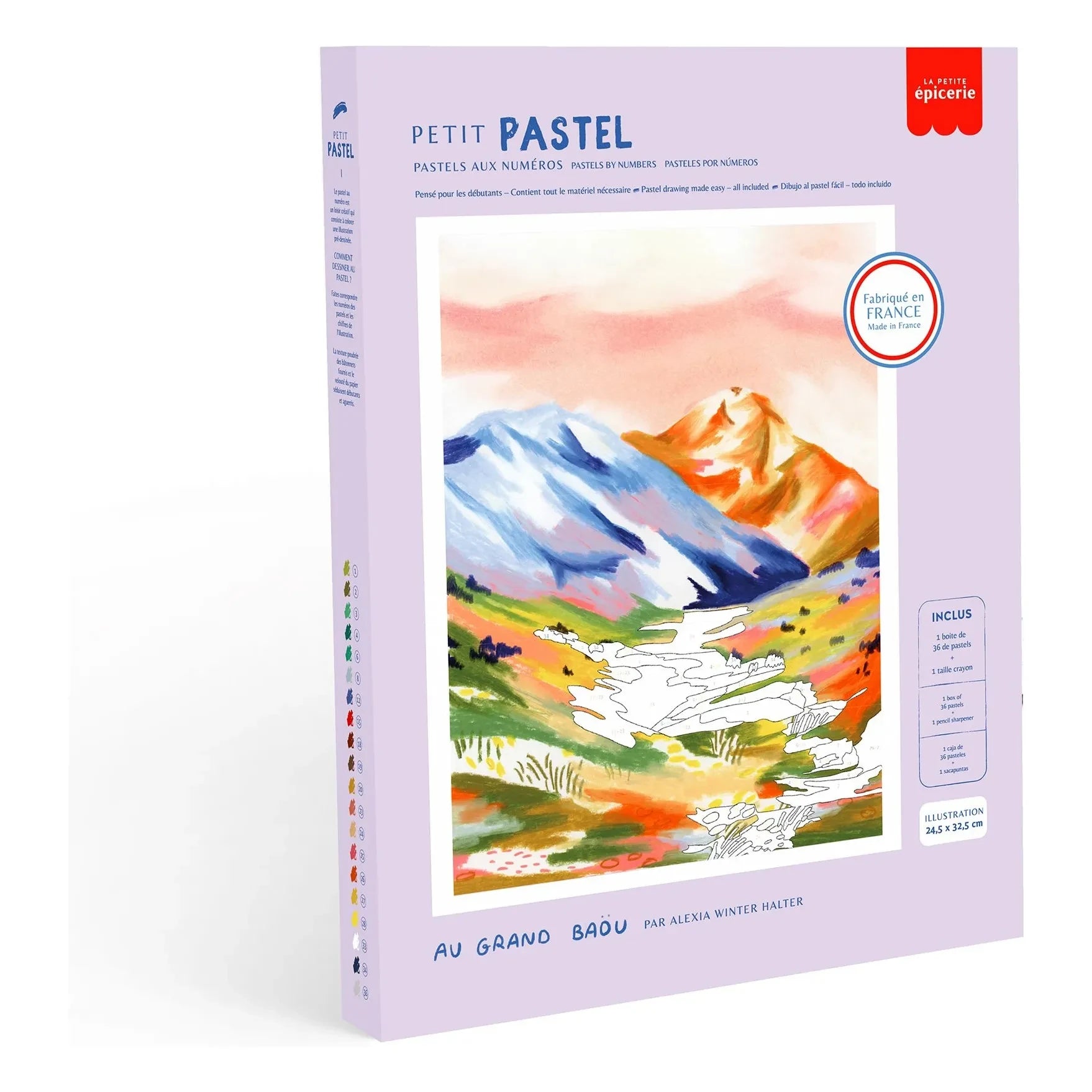 La Petite Épicerie - Pastel by number kit - Au Grand Baöu