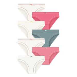 Petit Bateau - 7'li Düz Külot | Mercan