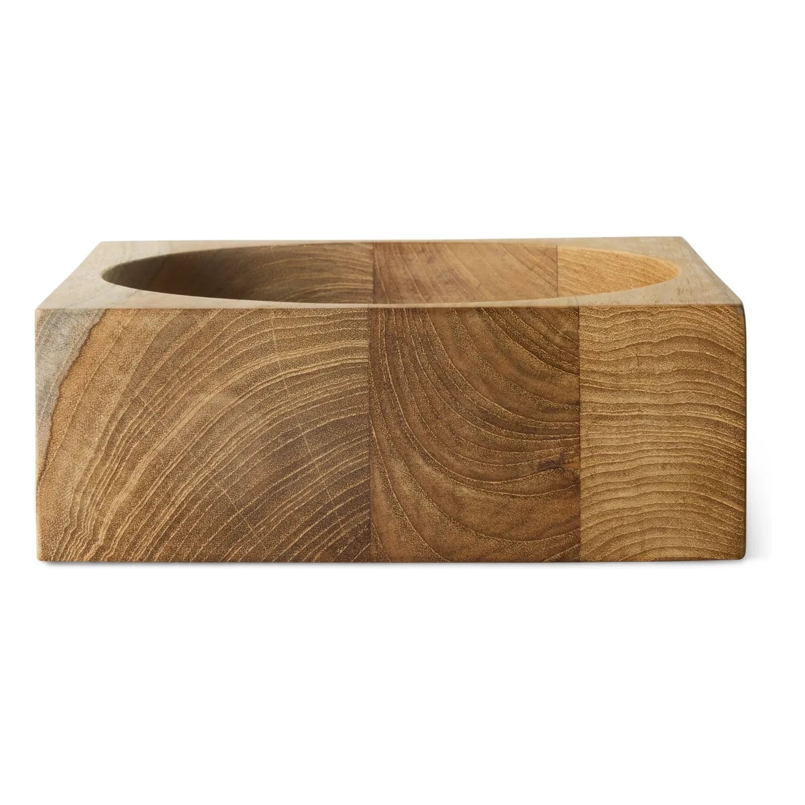 HKliving - Teak wood Pop cube pocket tray
