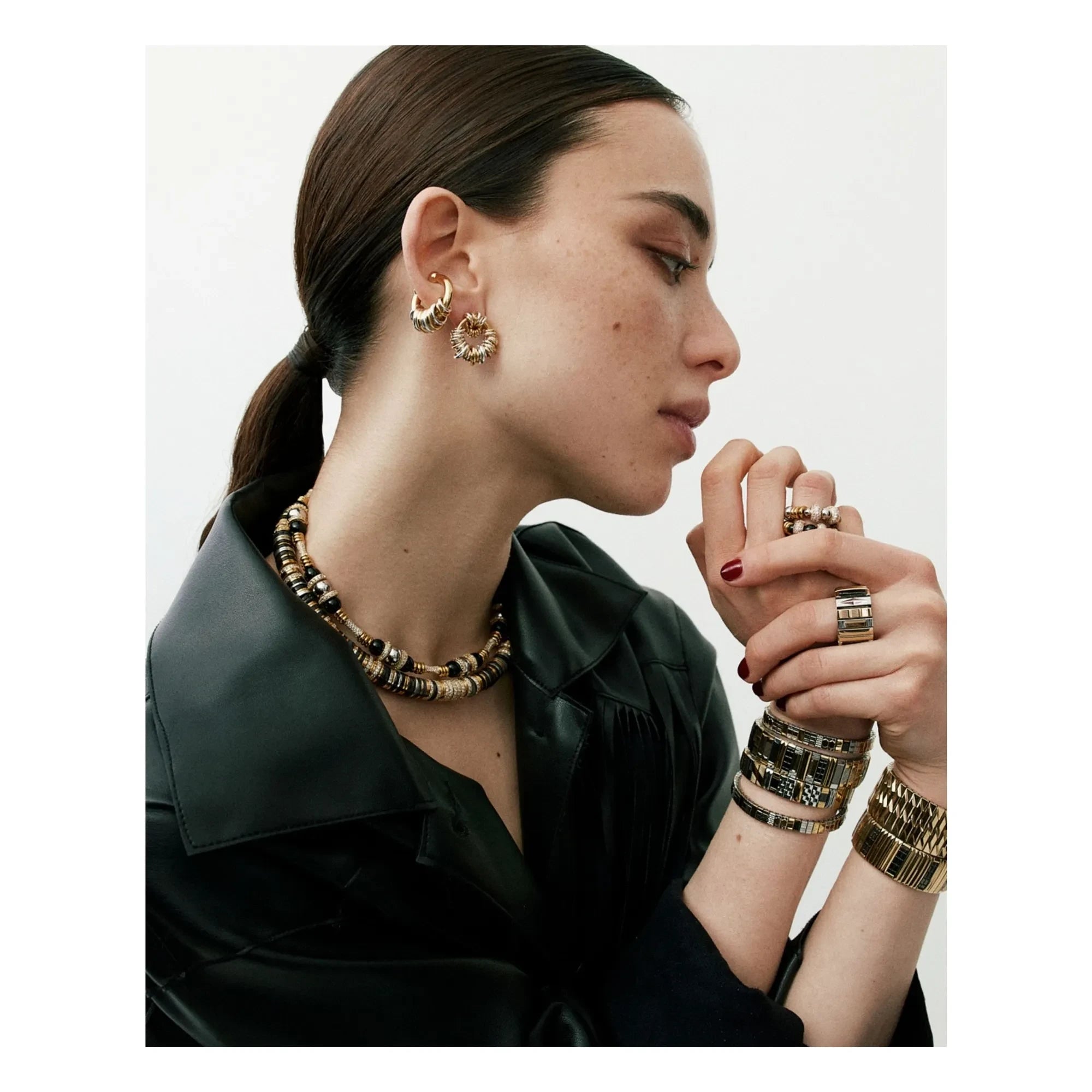 Sigal - Earcuff Eyelets | Altın