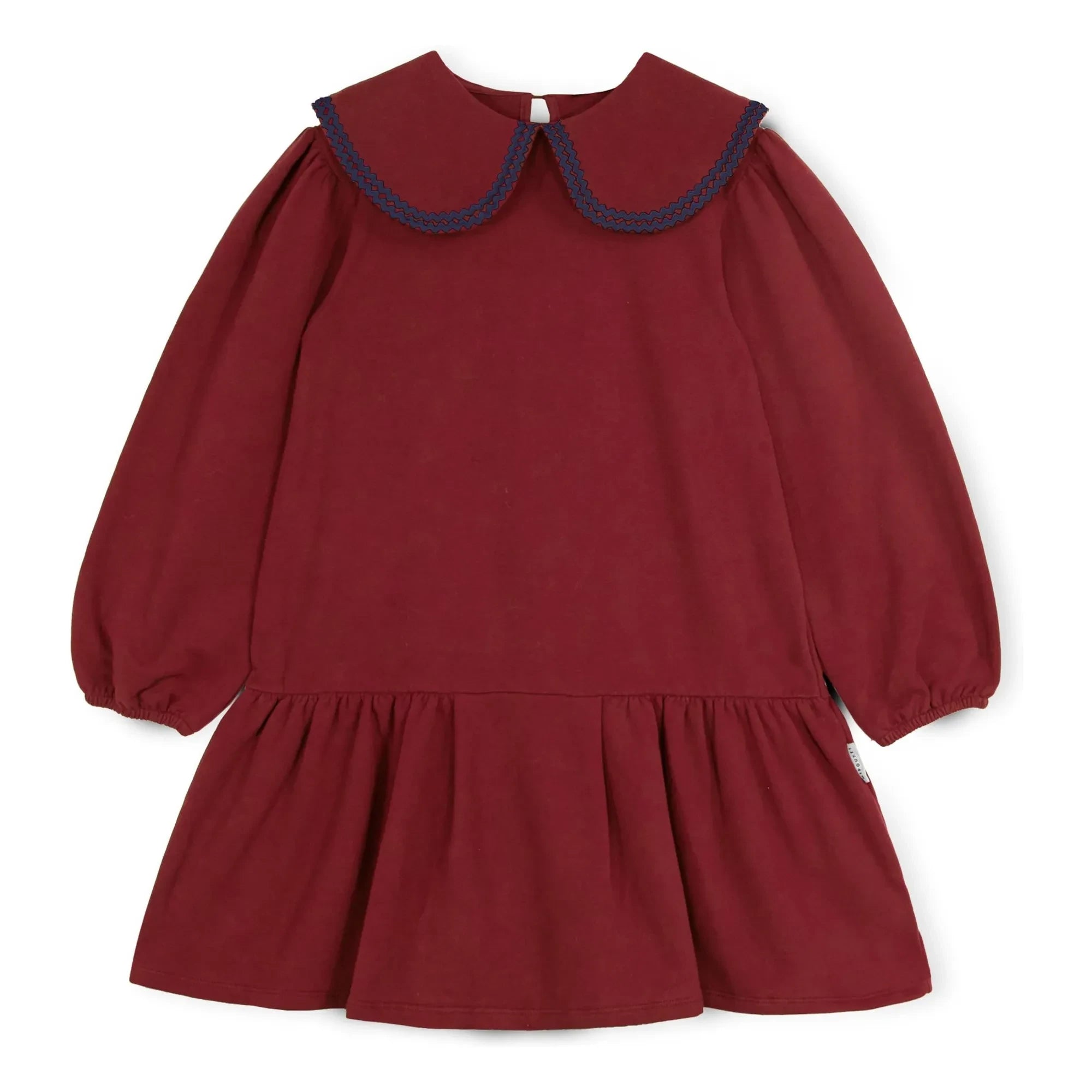Mipounet - Melissa Jersey Yaka Elbise | Bordo