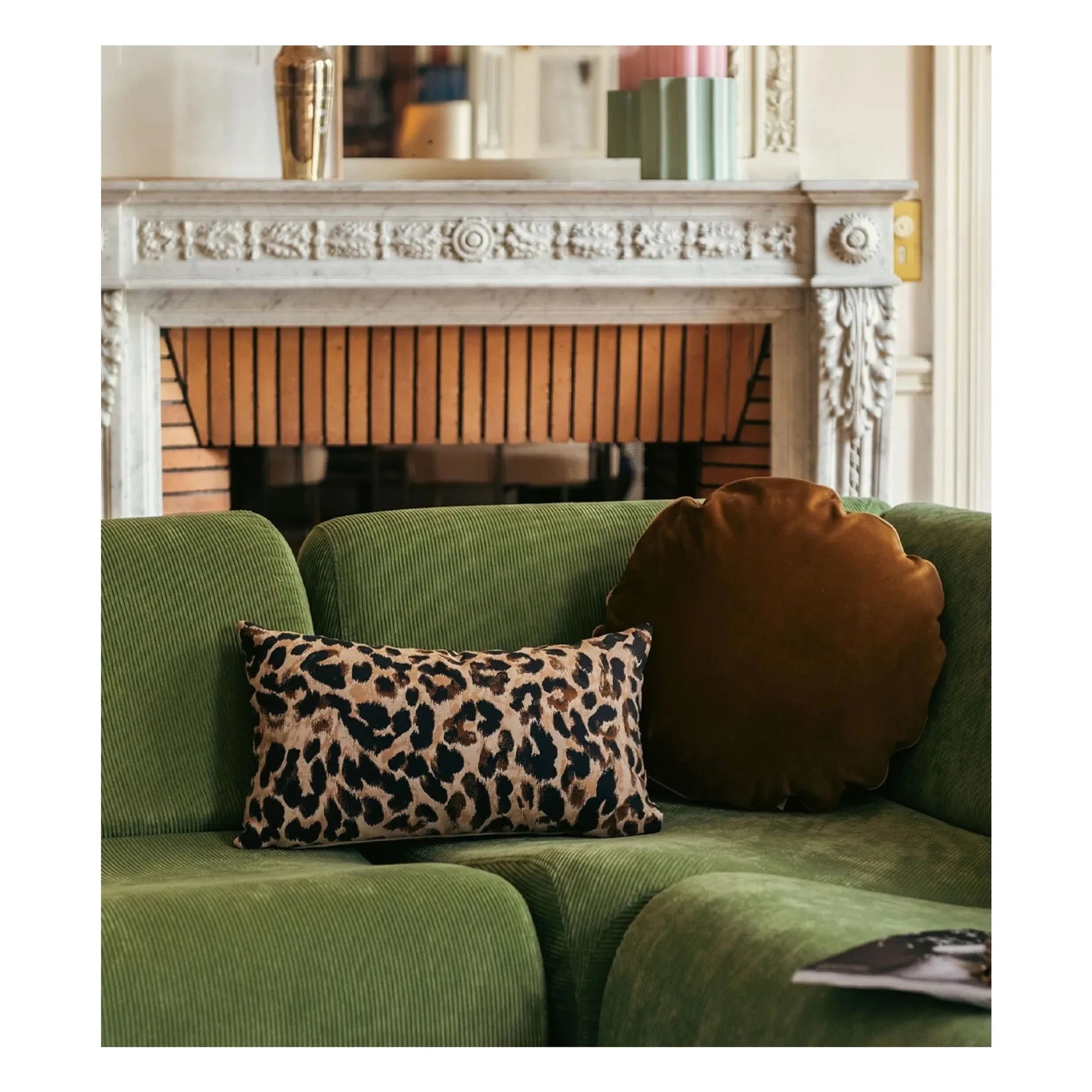The Socialite Family - Carino Jacquard-Rechteckkissen | Leopard
