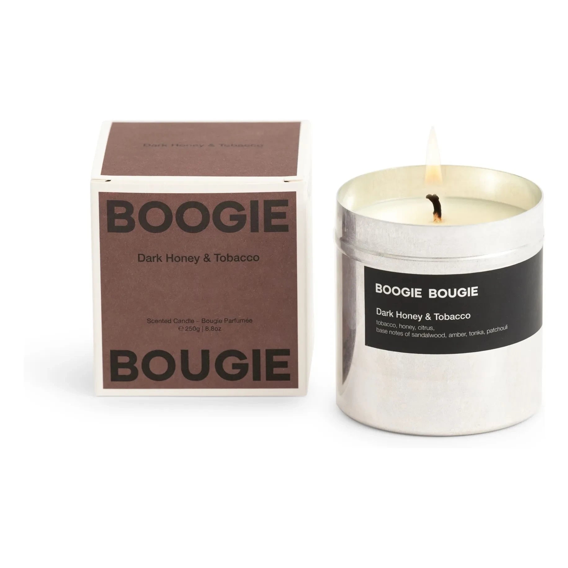 Boogie Bougie - Koyu Bal &amp; Tütün mum