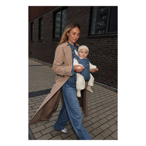BabyBjörn - Mottled woven jersey Harmony bebek taşıyıcı | Mavi
