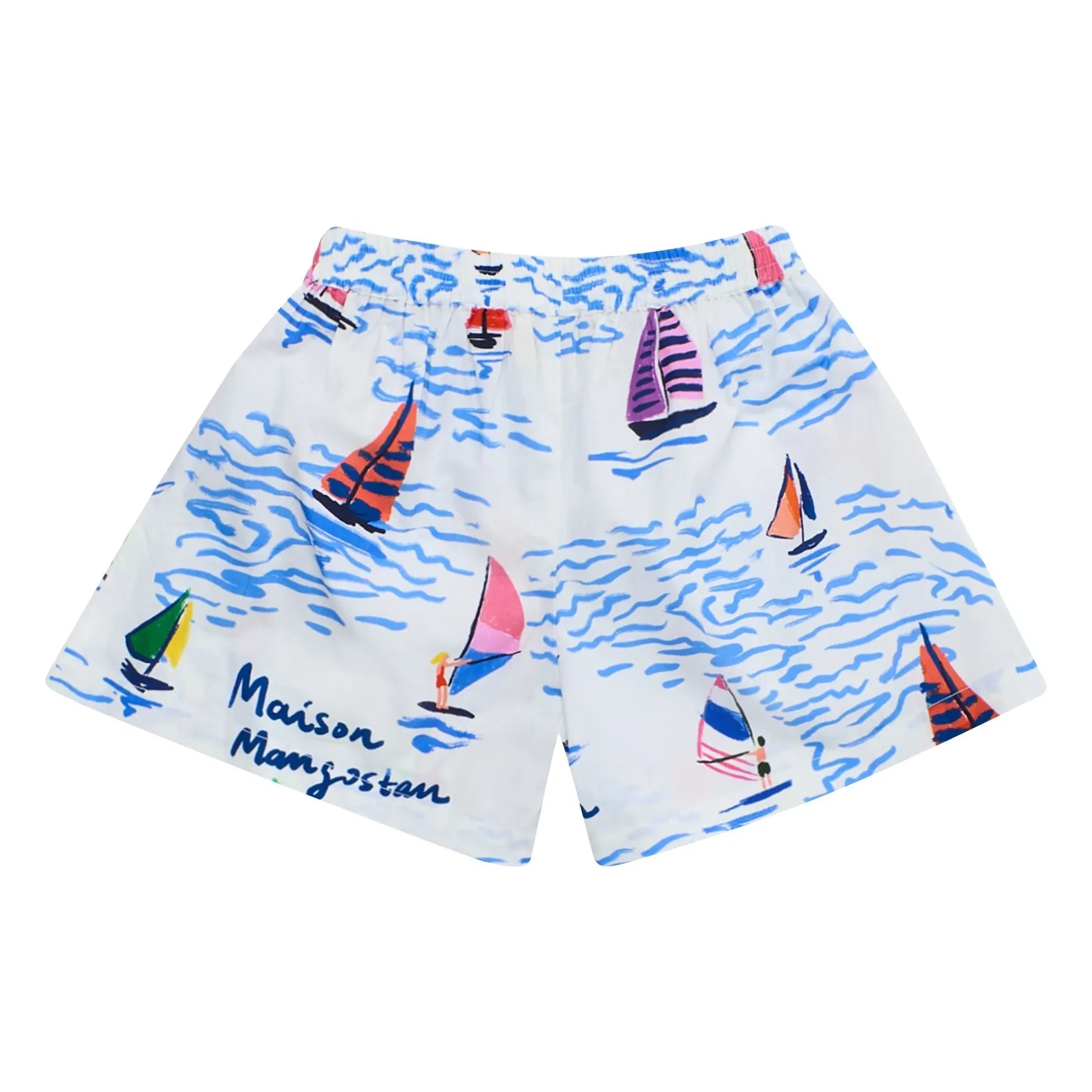 Maison Mangostan - Kısa Voile | Beyaz