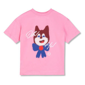 Wynken - Pink Organic Cotton Cat T-Shirt