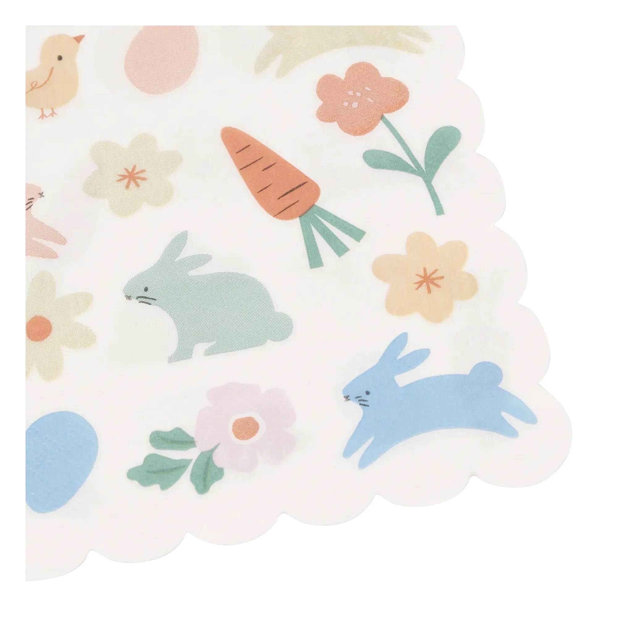 Meri Meri - Easter paper napkins - Set of 16 | Ecru