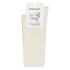 Homecore - Kaschmir Socken | Creme