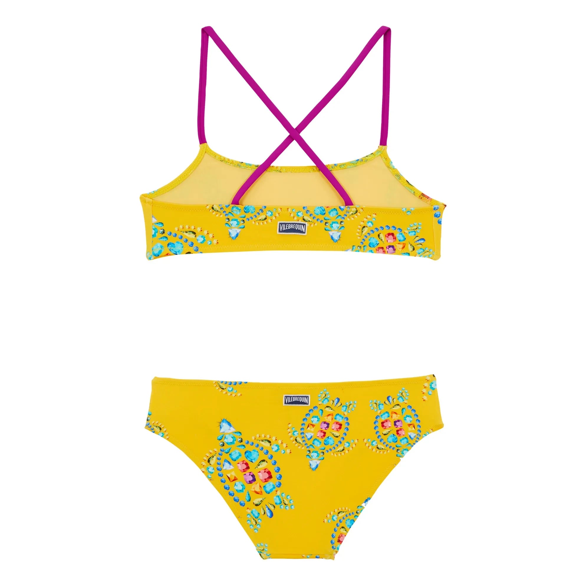 Vilebrequin - Galac 2 Parçalı Turtle Jersey | Sarı