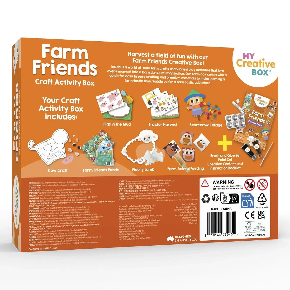 My Creative Box - Yaratıcı Etkinlik Seti - Çiftlik Hayvanları