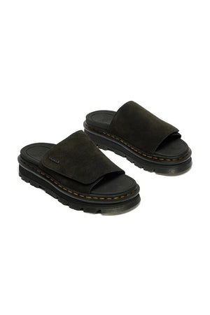 Dr. Martens Süet Platform Terlik ZebZag Slide
