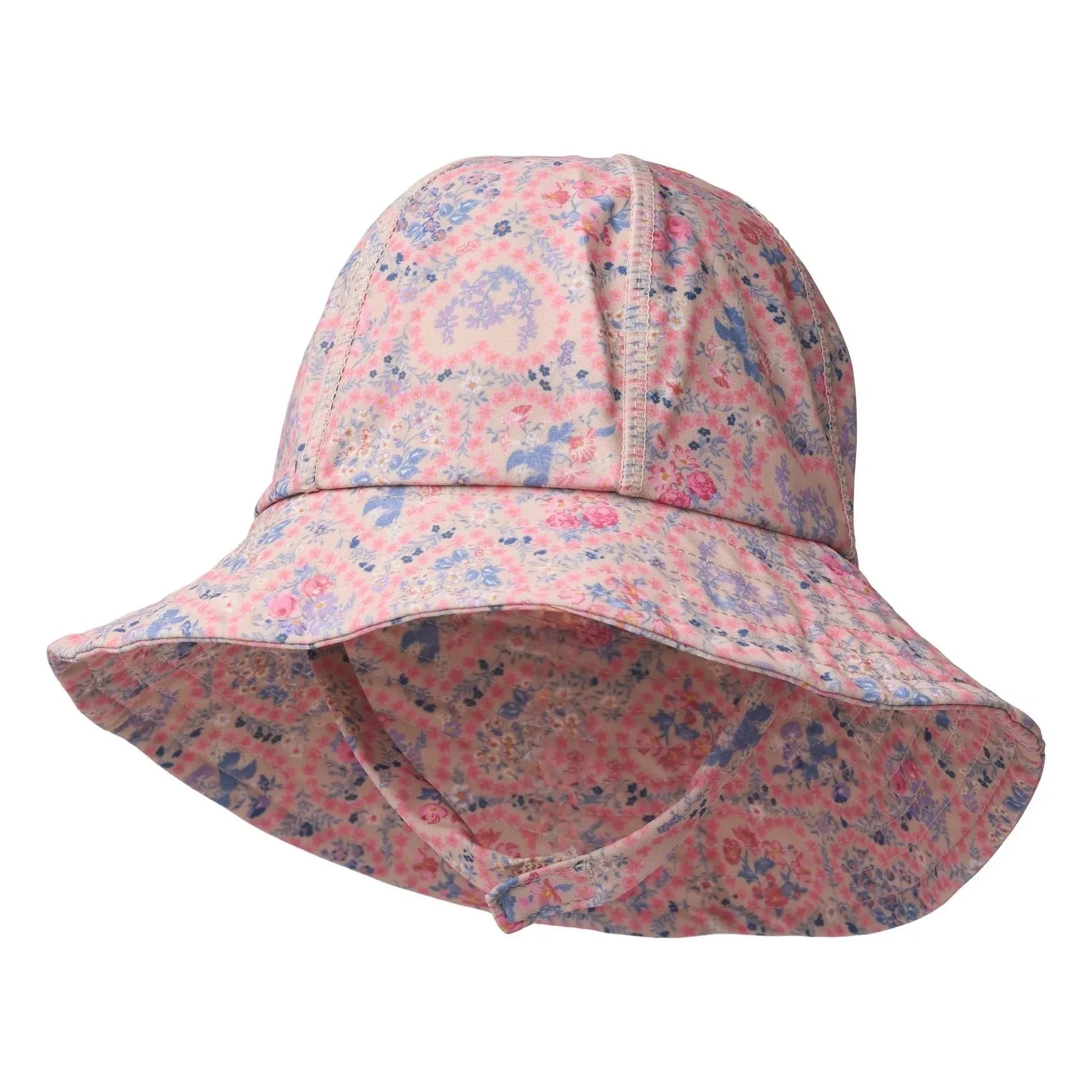 Wheat - Bora Fleuri Organic Cotton Hat | Pale Pink