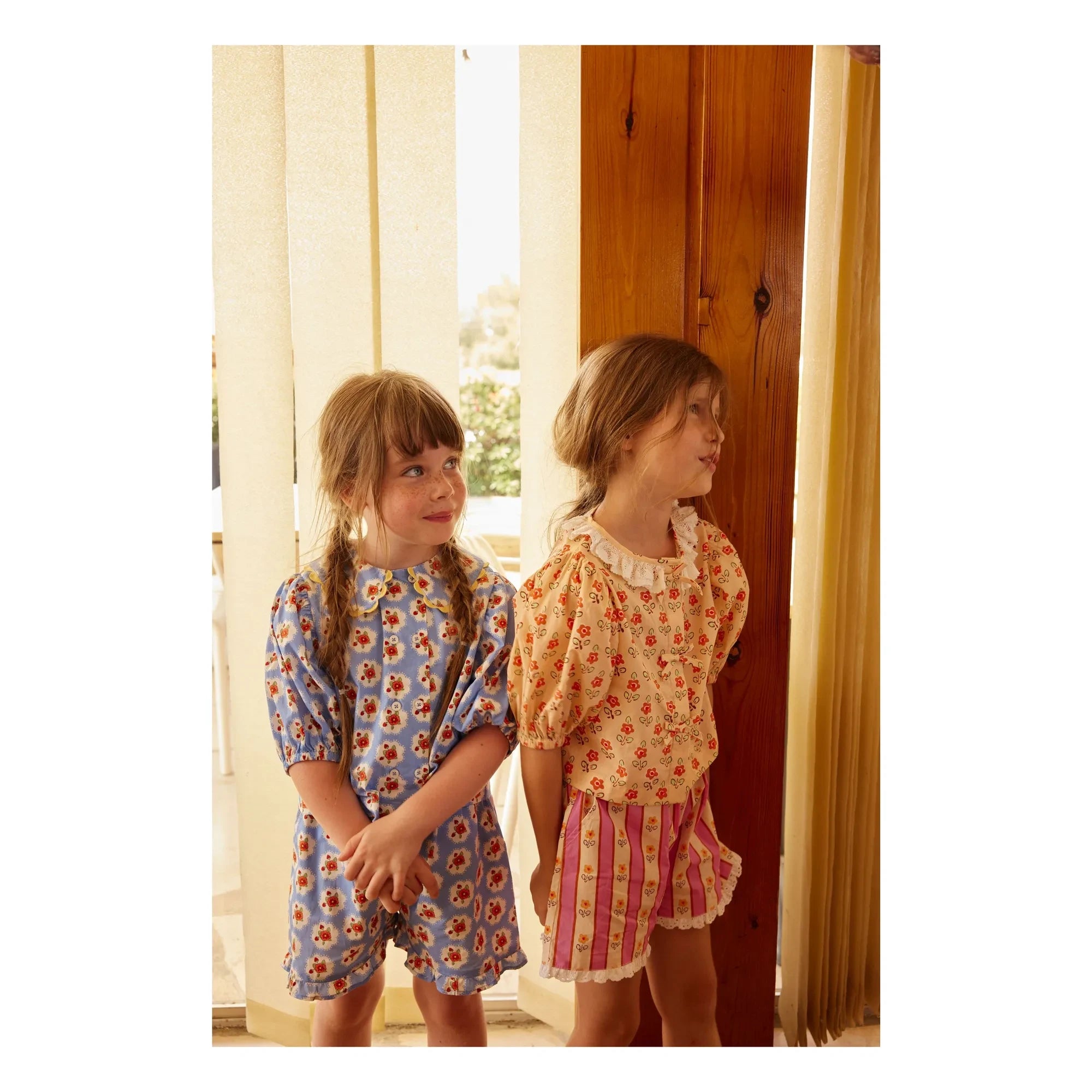 Hello Simone - Short Dina Fleuri | Blue