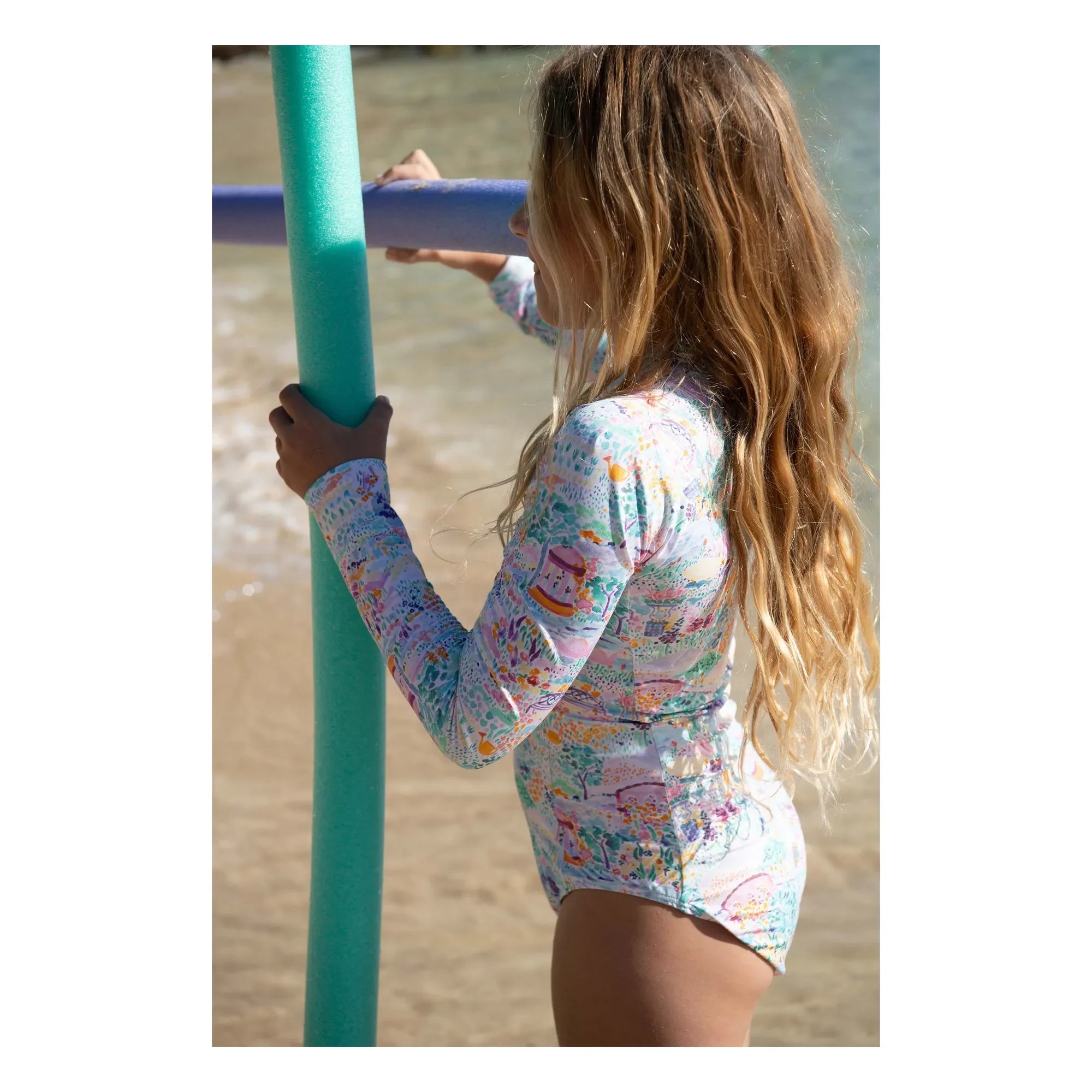 Lison Paris - Bloom Parc Recycled Fibres UV Protection Swimsuit | Light Pink